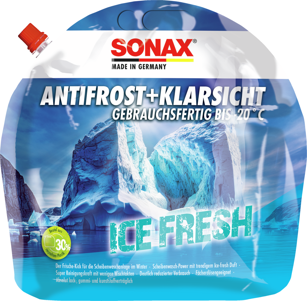 SONAX AntiFrost+KlarSicht Konzentrat (250 ml) ergibt bis zu 0,75